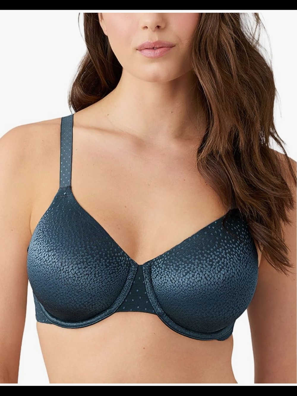 Wacoal 855303 Textured Underwire Bra in Teal